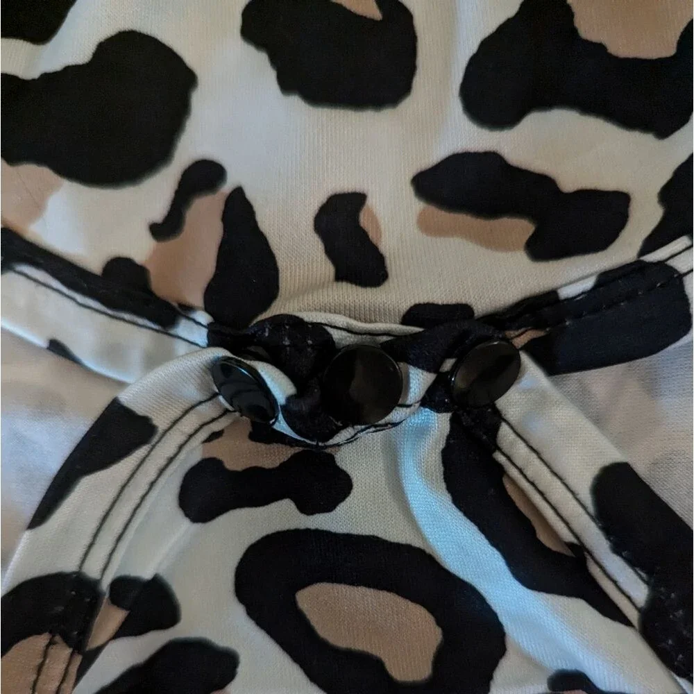 Cheetah Print Onesie Size 3-6 Months